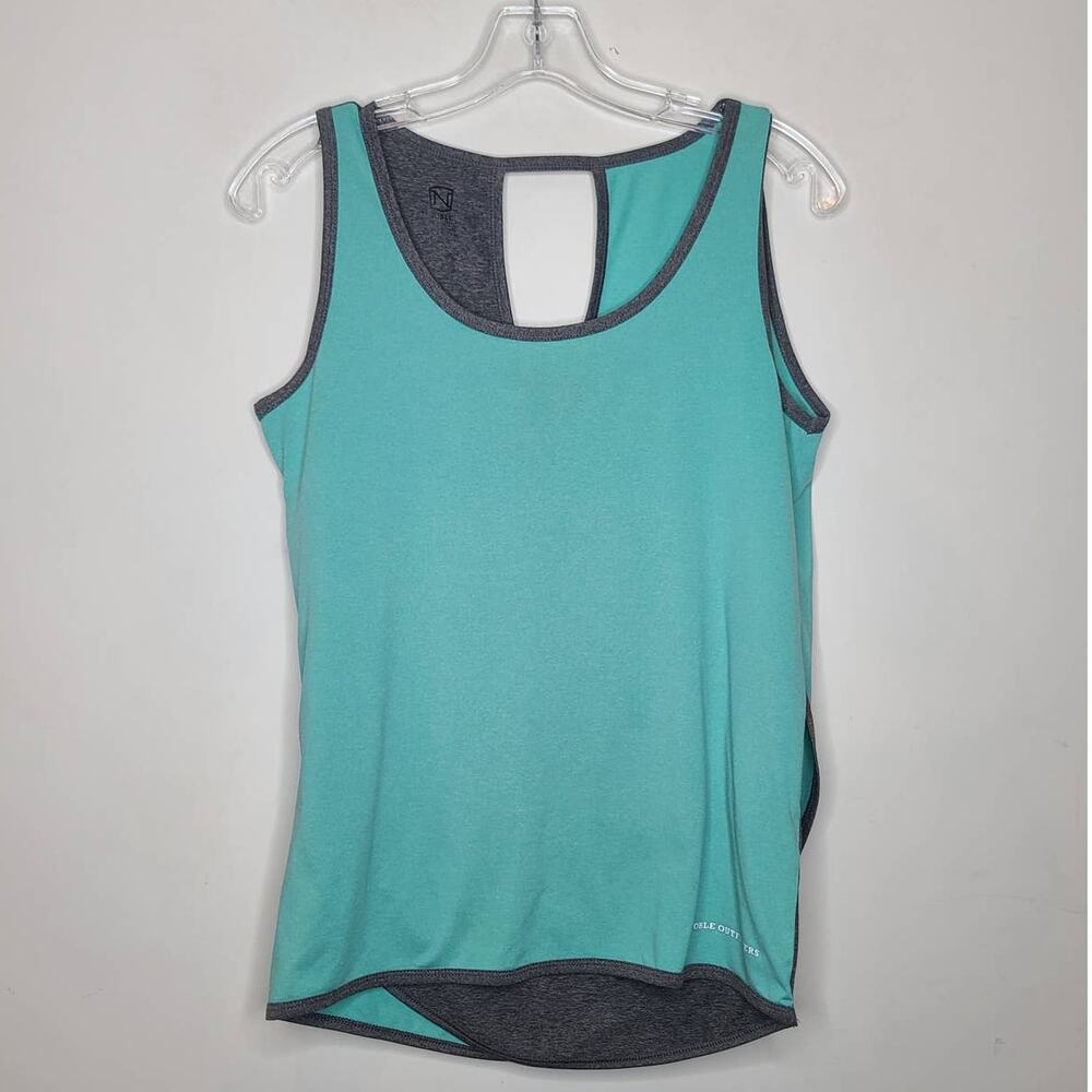 Noble Outfitters back crossover athletic workout tank - small